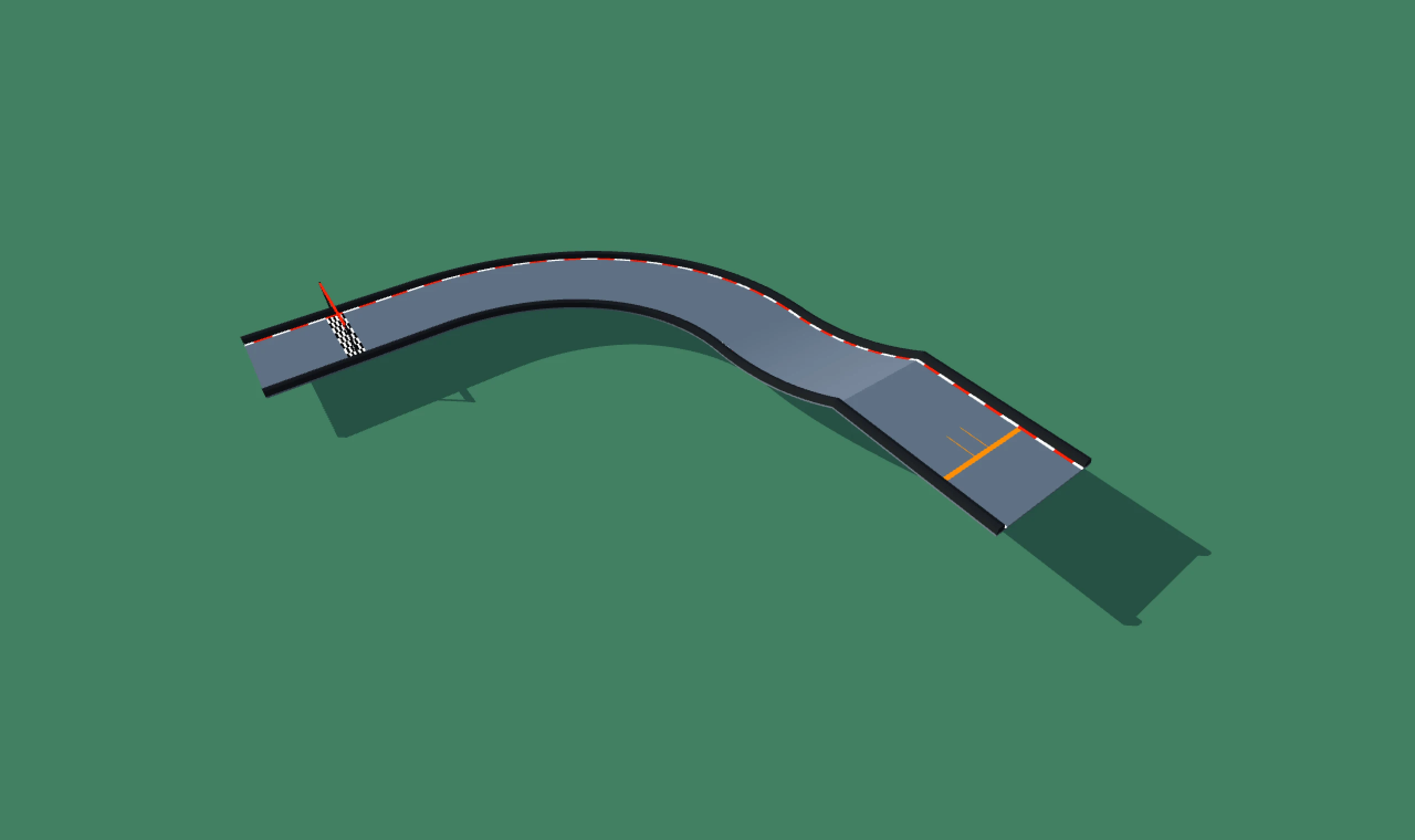 downhill turn