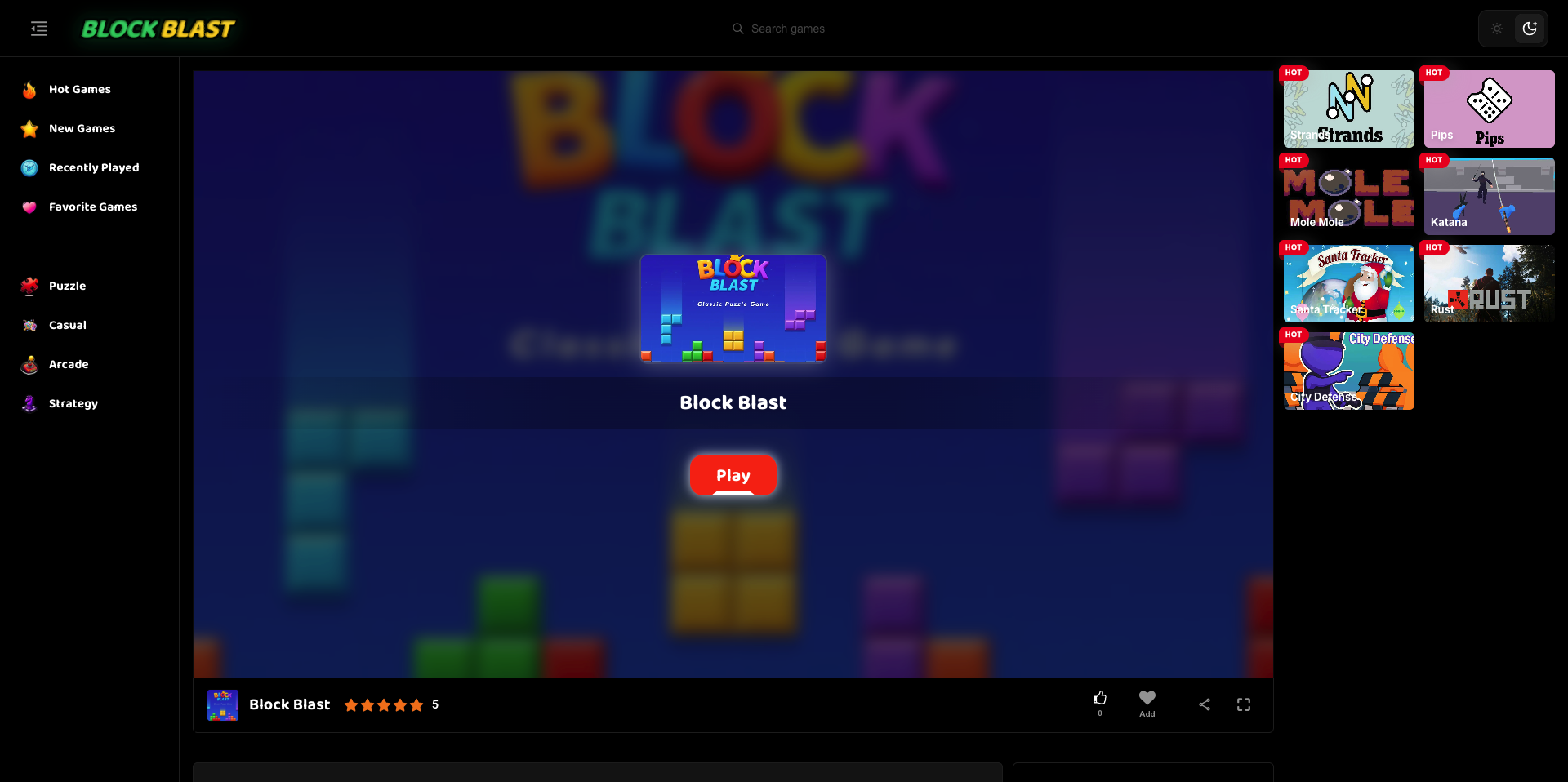 Screenshot of Block Blast
