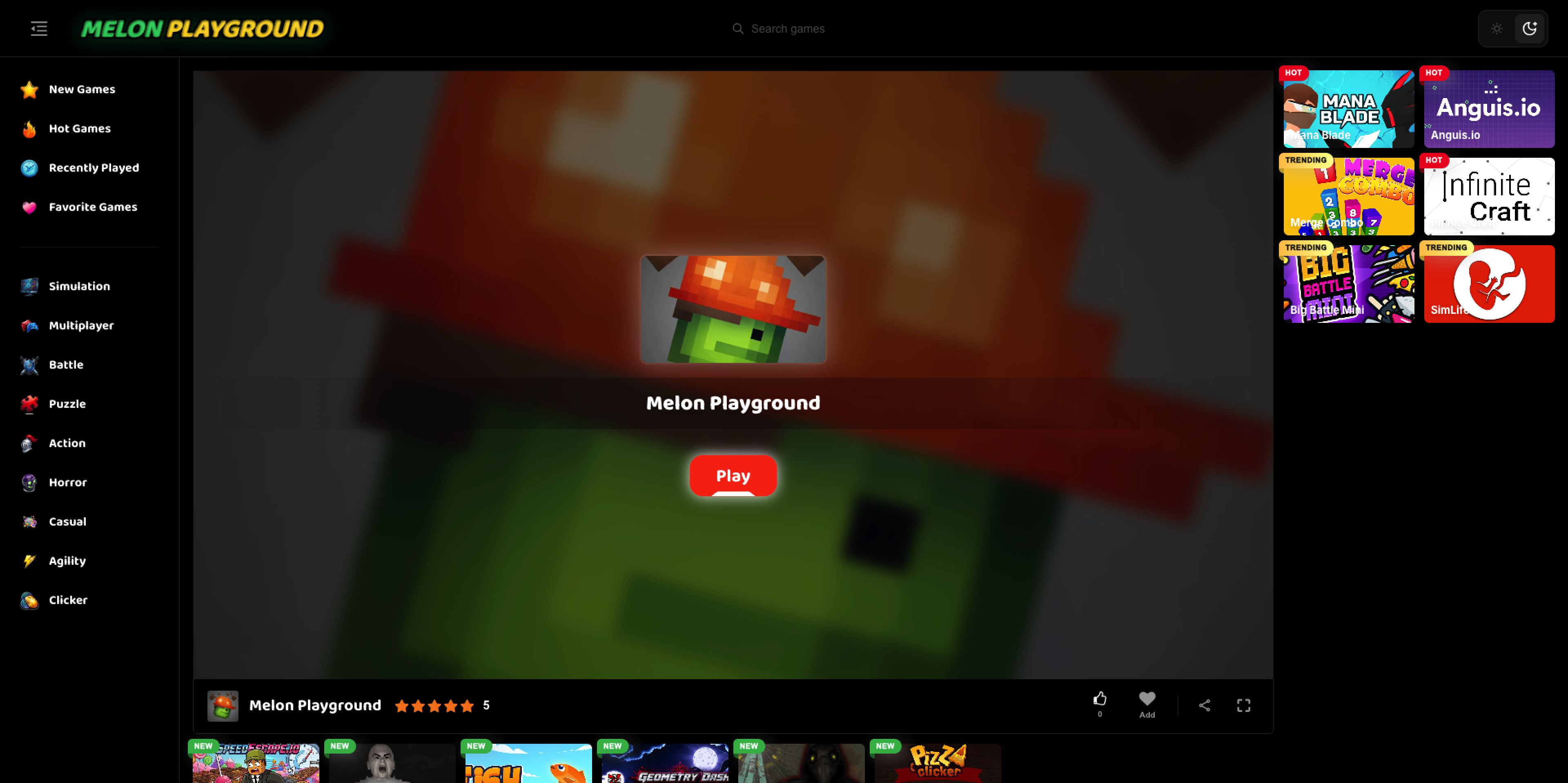 screenshot of https://melonplayground.top/