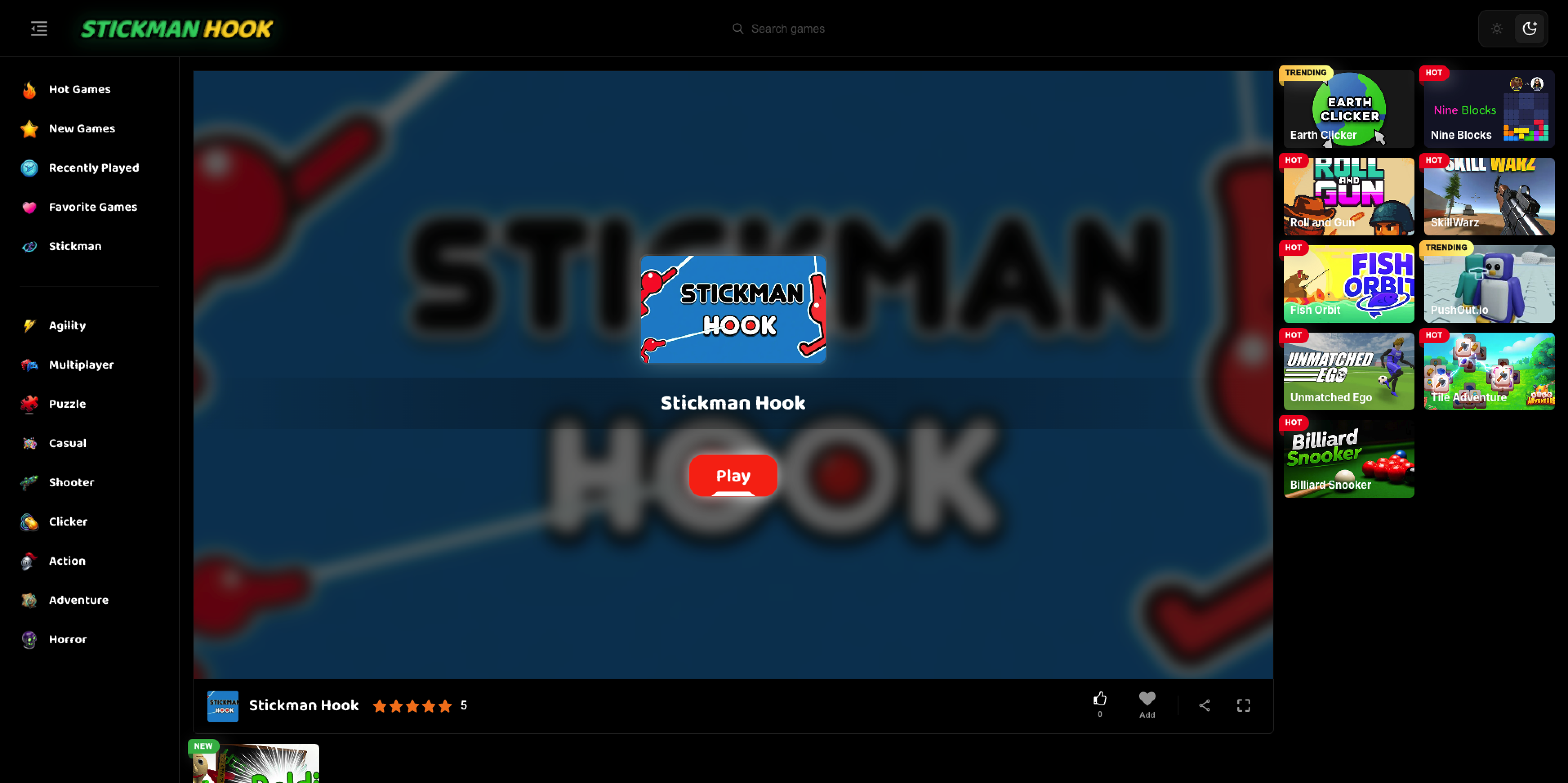 screenshot of https://stickmanhookgames.top/