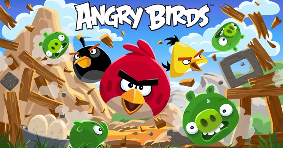 Angry Birds: Launching projectiles to crush pig fortresses