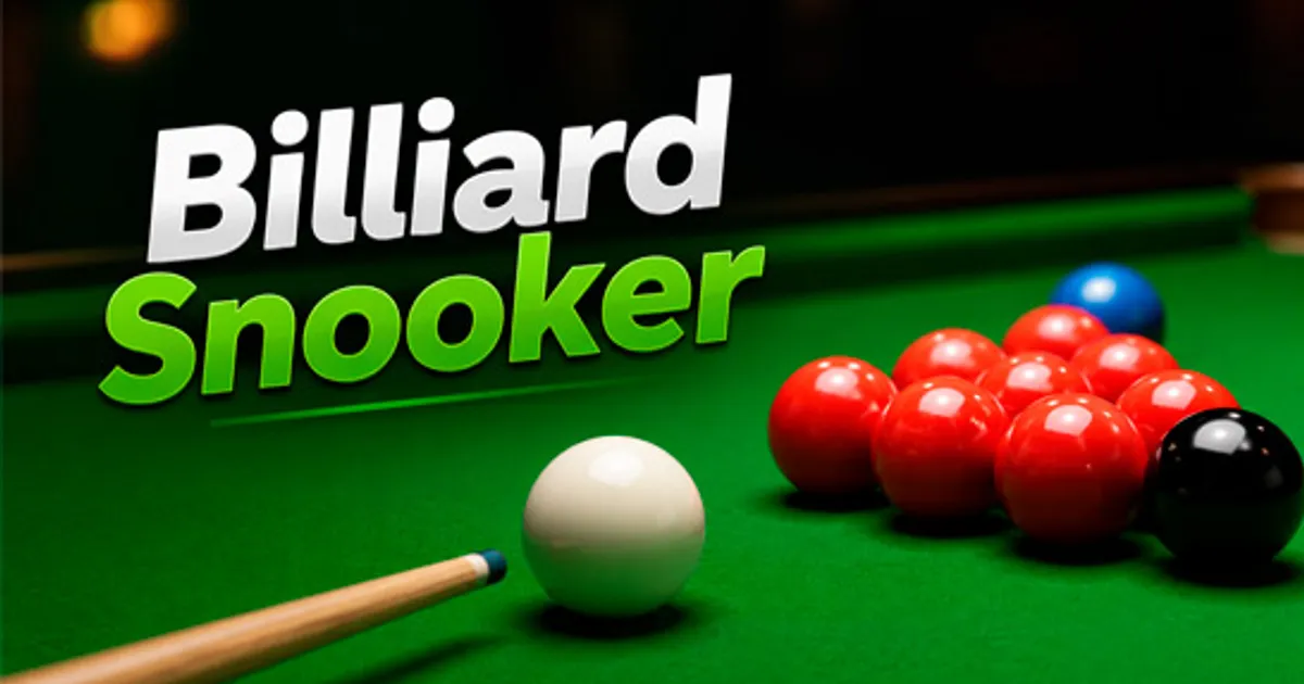 Billiard Snooker: Drag to Set Power and Sink Every Ball