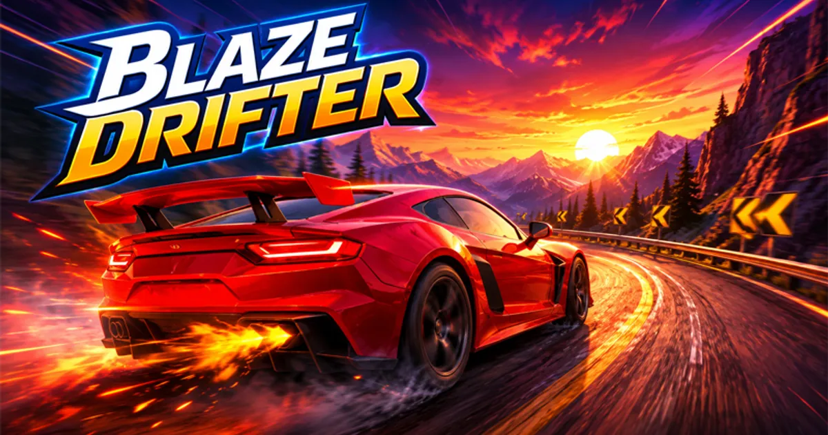 Blaze Drifter: Accelerate through intense, high-speed tracks Blaze Drifter: Accelerate through intense, high-speed tracks