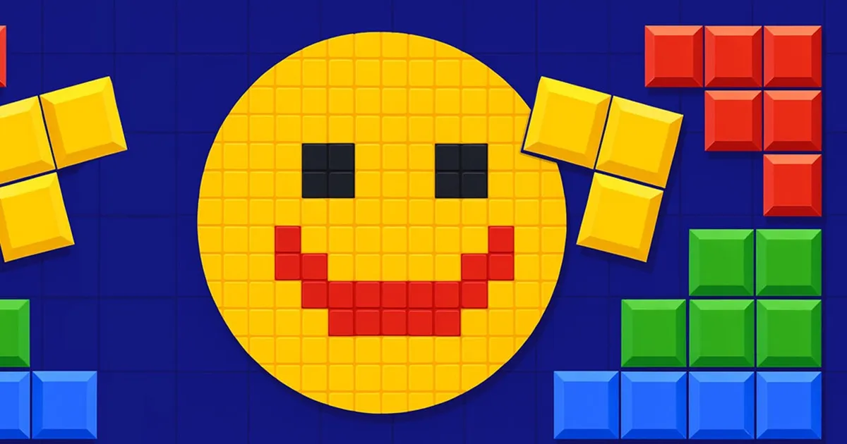 Block Pixels: Dragging blocks to reveal hidden art puzzles