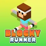 Blocky Runner: Dodge obstacles to survive the endless dash