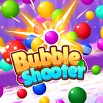 Bubble Shooter: Clearing clusters to avoid ceiling descent