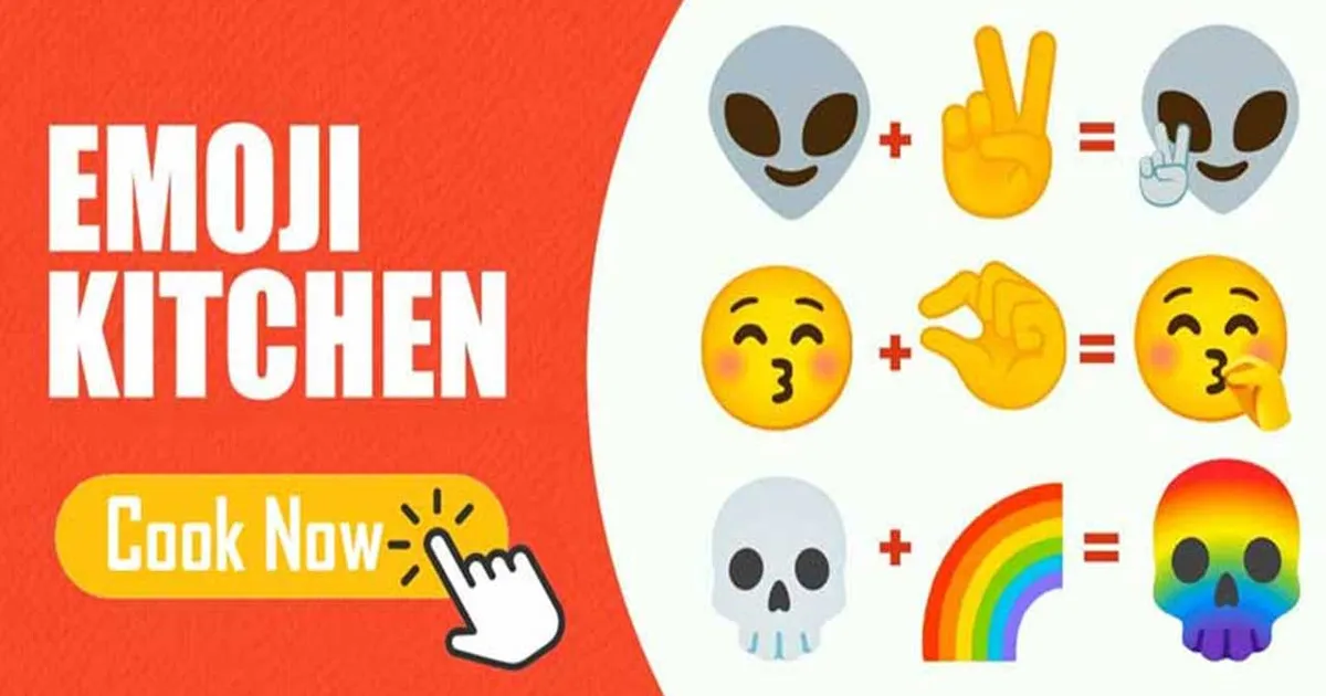 Emoji Kitchen: Select two icons to fuse unique hybrid emojis