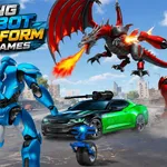 Flying Robot Transform Car Games: Morphing for Survival