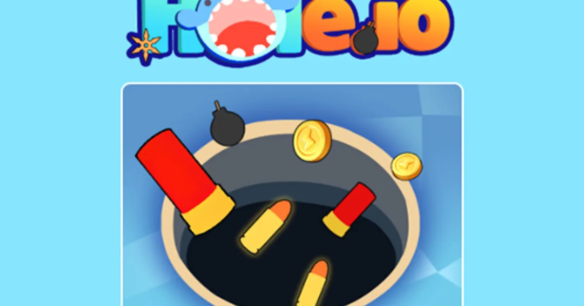 Hole.io 2: Consume weapons to destroy the giant boss now