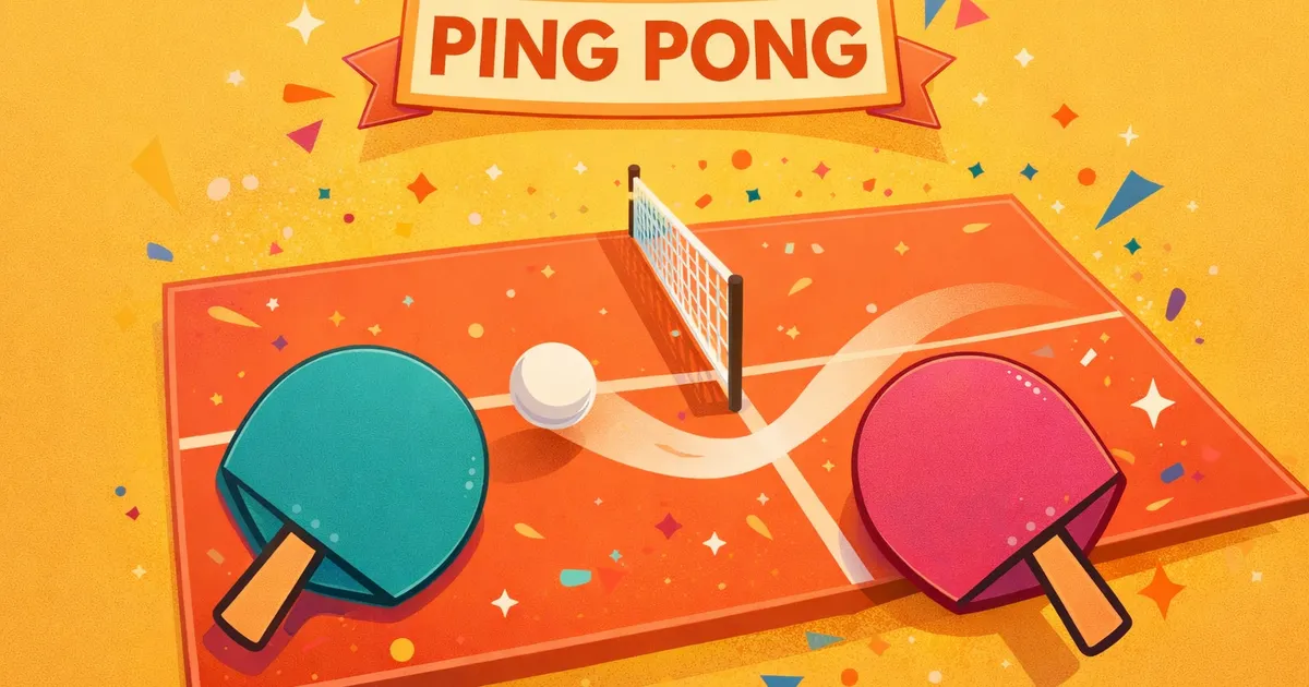 Ping Pong: Returning the ball to dominate every fast rally