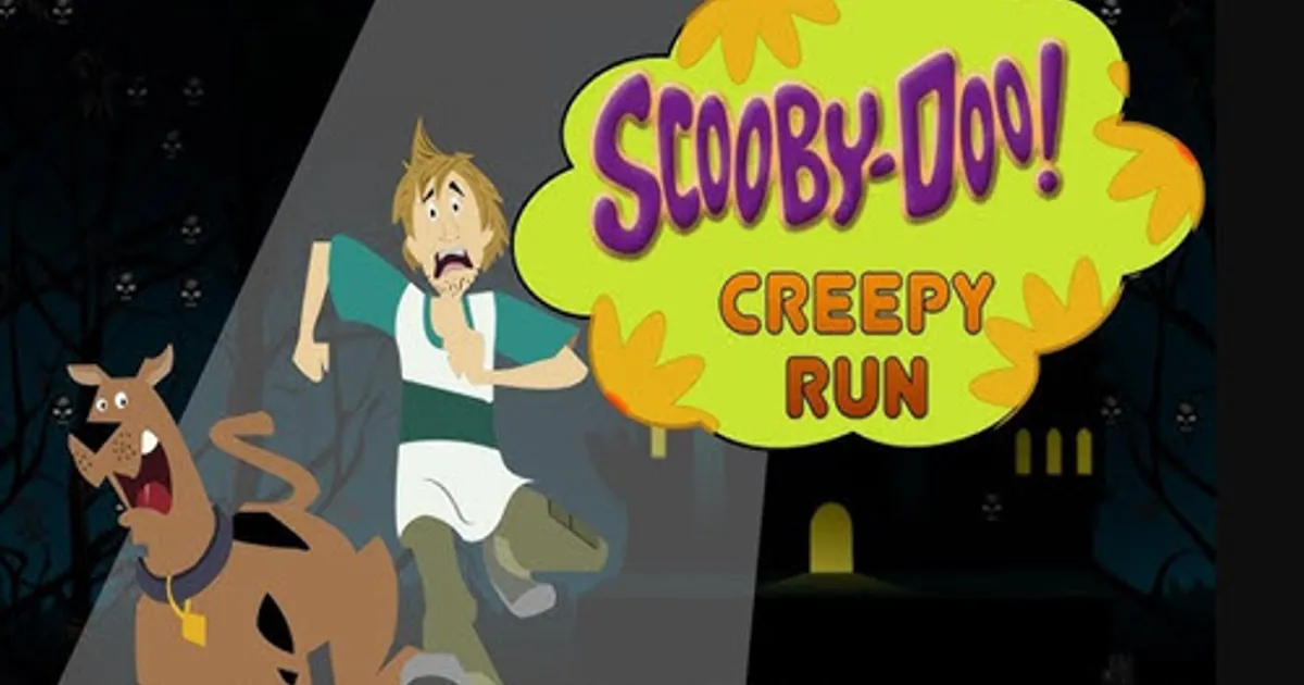 Scooby Doo Creepy Run: Dodge obstacles to avoid the skeleton Scooby Doo Creepy Run: Dodge obstacles to avoid the skeleton